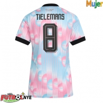 Camiseta Bélgica Youri Tielemans #8 Visitante Equipación para mujer Mundial 2026 manga corta